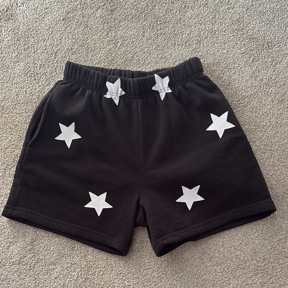 Black Shorts with White Stars